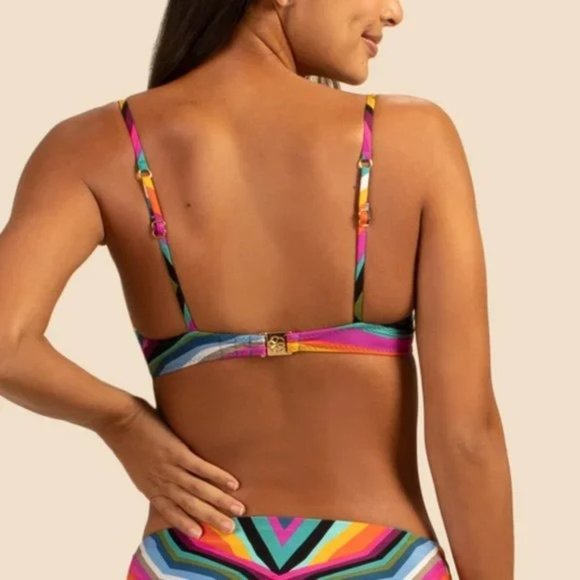 🦞🌴Trina Turk Louve Underwire  Bikini Sz 8 NWT👙🩴 - Picture 4 of 5